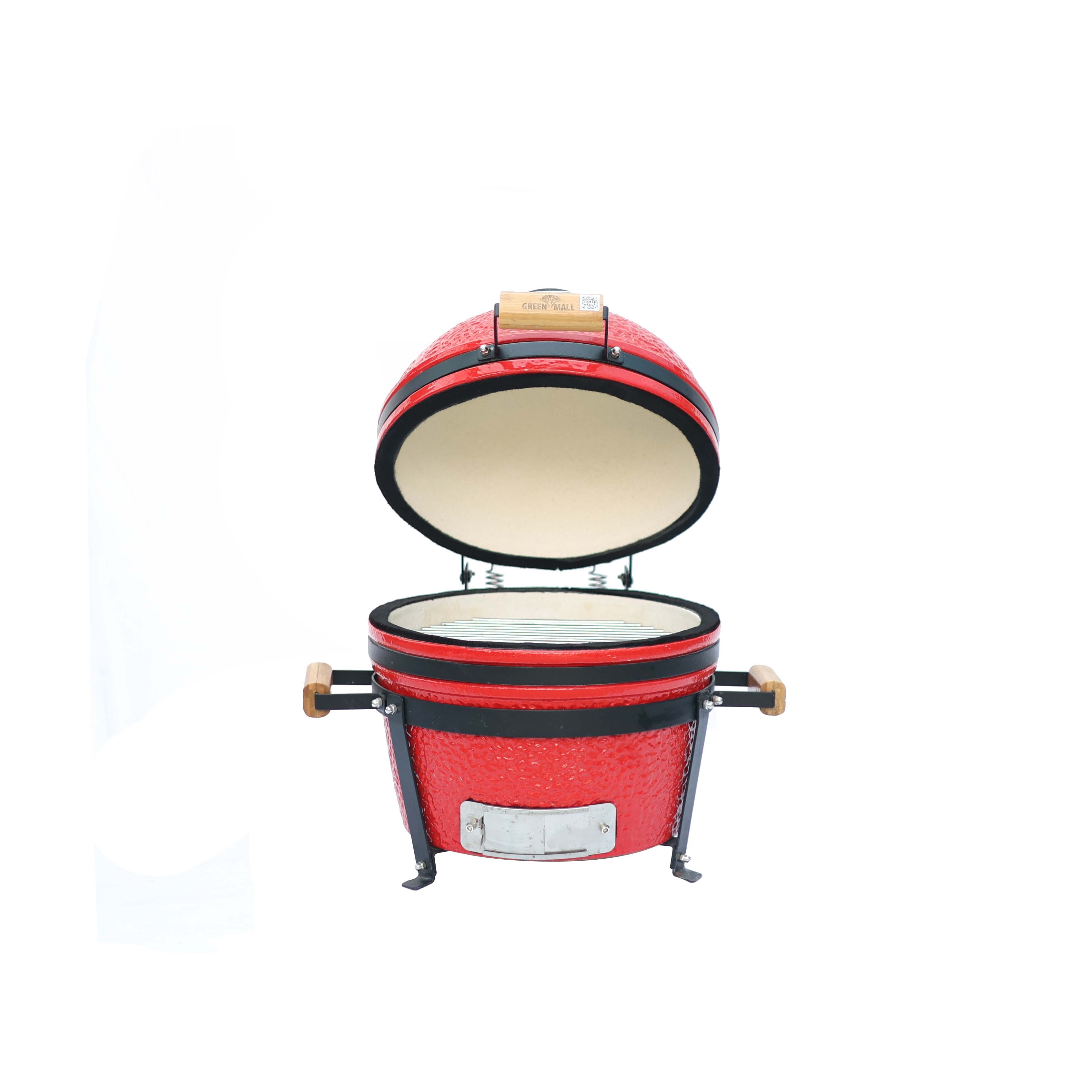 Kamado Seramik Mangal 40 cm Kırmızı