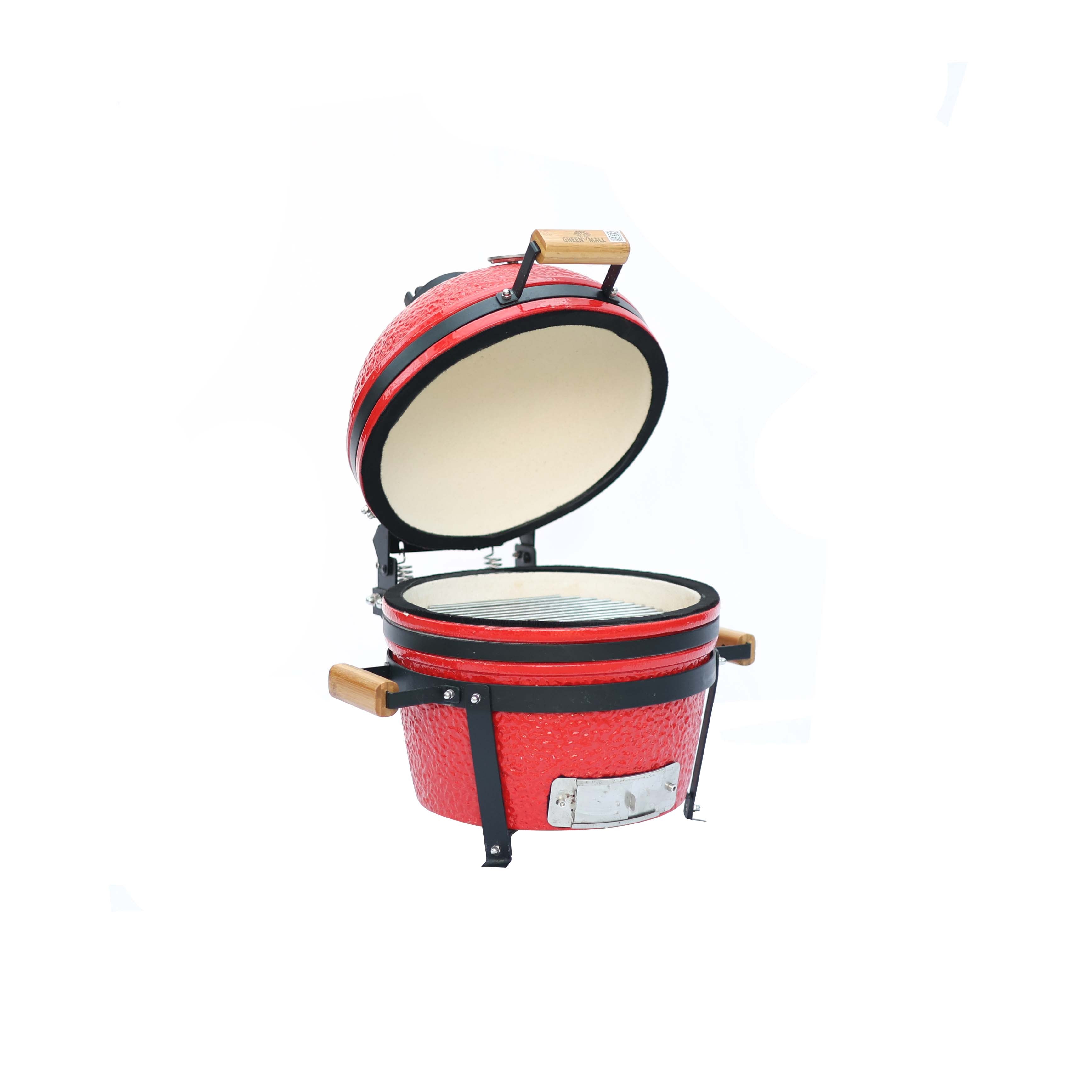 Kamado Seramik Mangal 40 cm Kırmızı