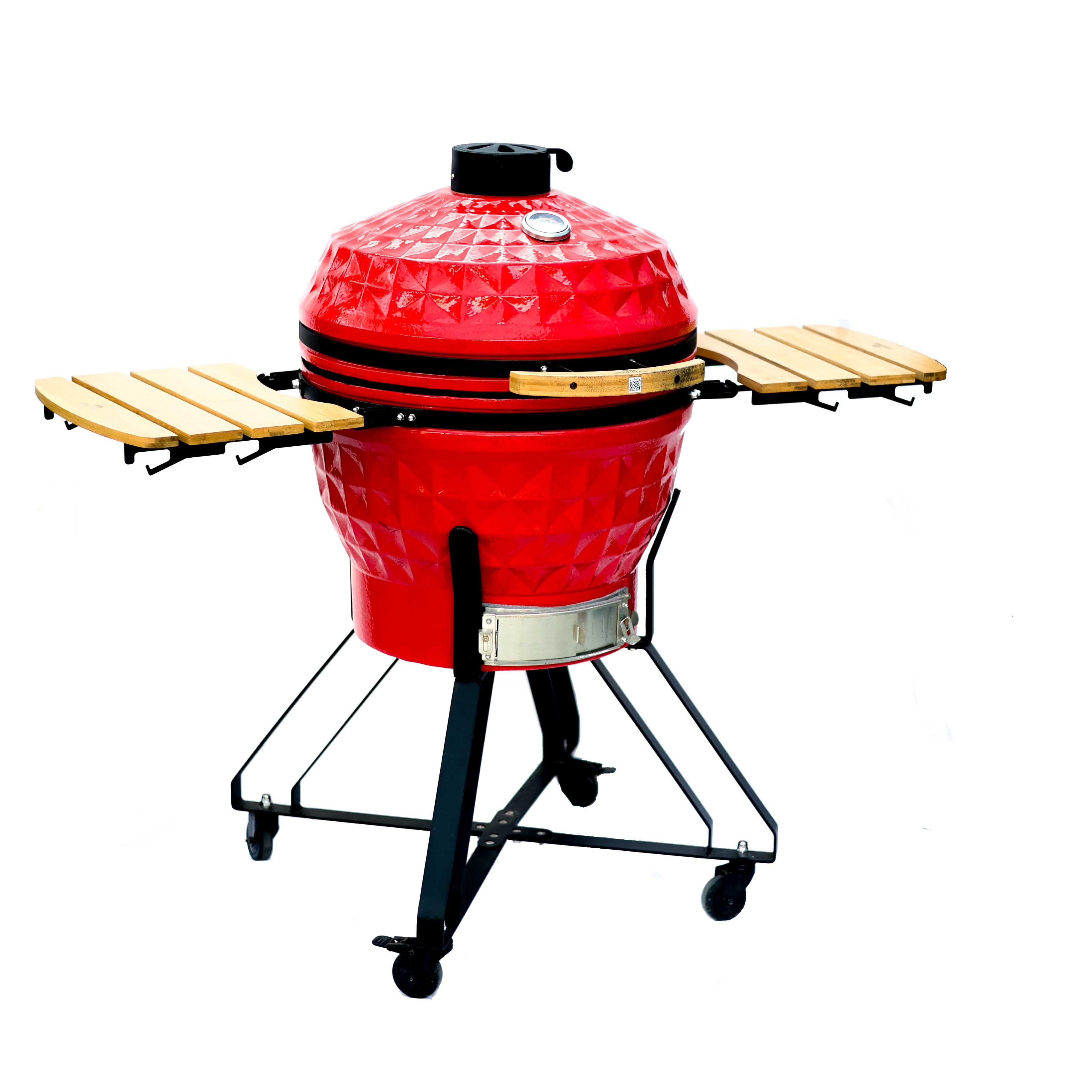 Kamado Seramik Mangal 61 cm Kırmızı