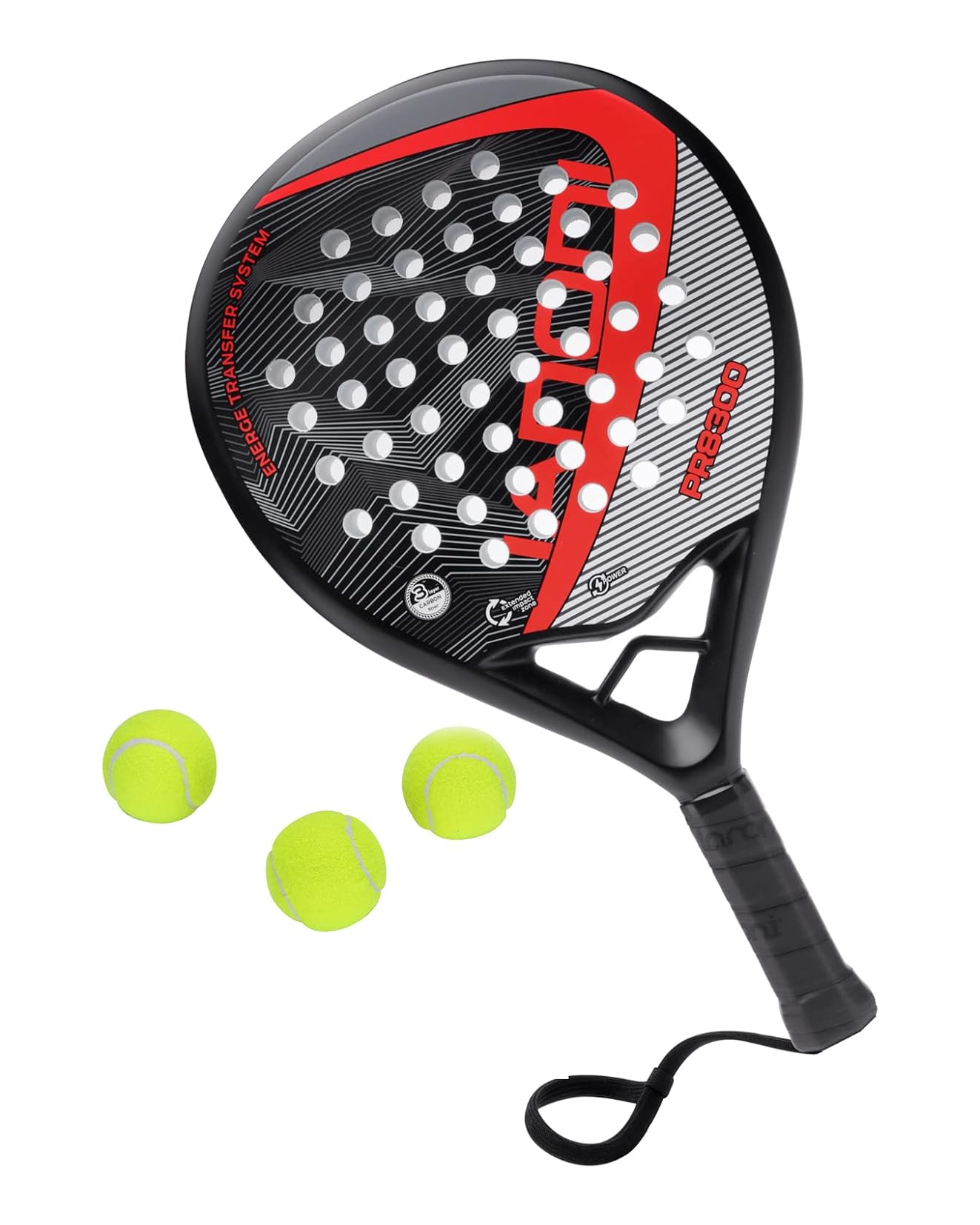Karbon Fiber Padel Raketi – Kırmızı