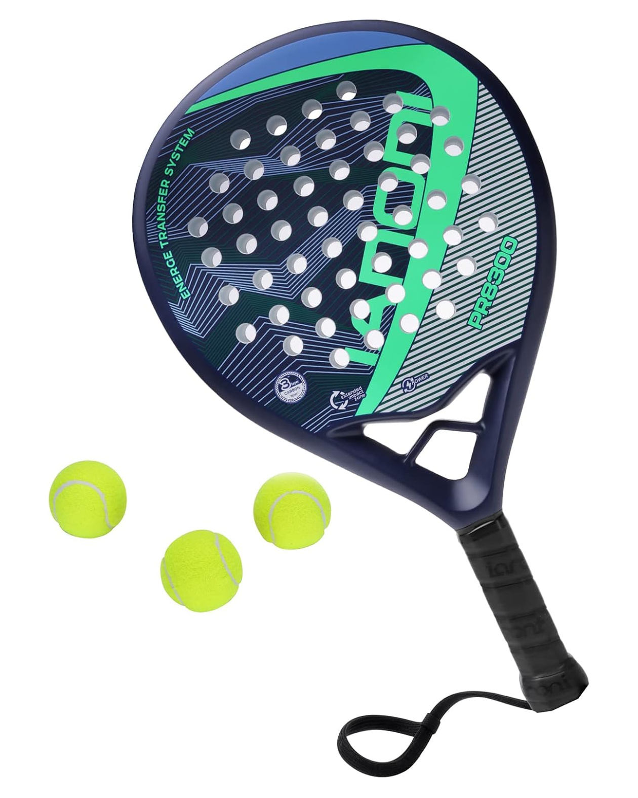 Karbon Fiber Padel Raketi Mavi