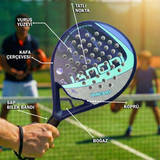 Karbon Fiber Padel Raketi Mavi