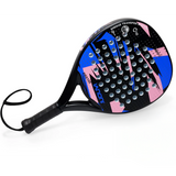 Karbon Fiber Padel Raketi Mavi Pembe