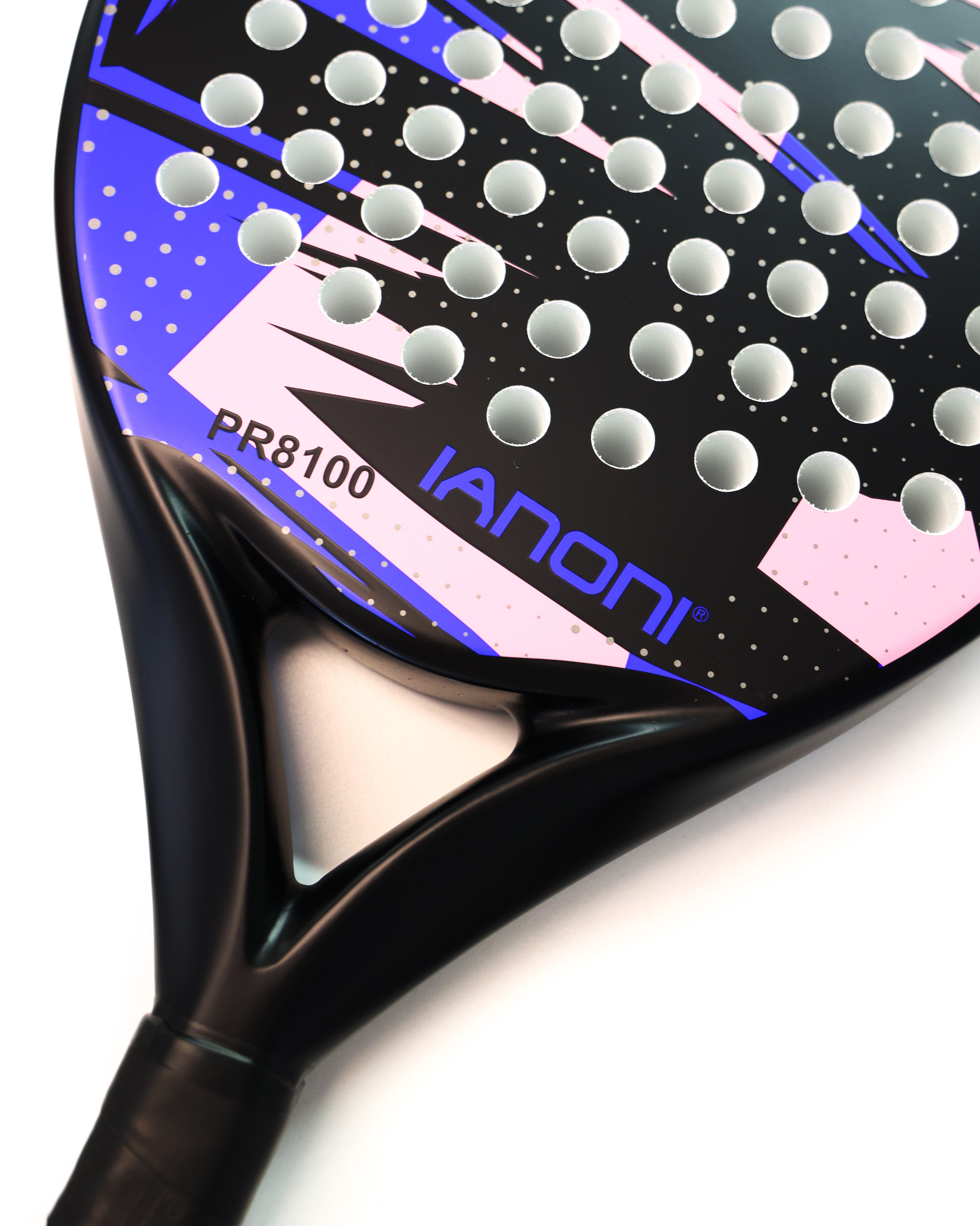 Karbon Fiber Padel Raketi – Mavi-Pembe