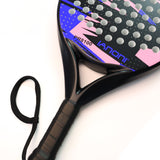 Karbon Fiber Padel Raketi Mavi Pembe