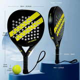 Karbon Fiber Padel Raketi Sarı