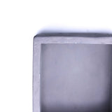 Kare Beton Saksı 10 Cm Gri