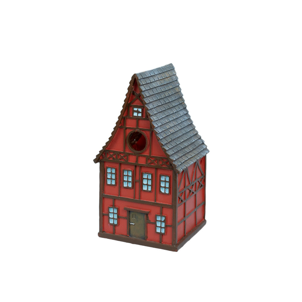 Kuş Evi - Birdhouse Tımber Framing House Aas Kırmızı
