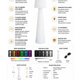 Lady Kablosuz RGB LED Lambader
