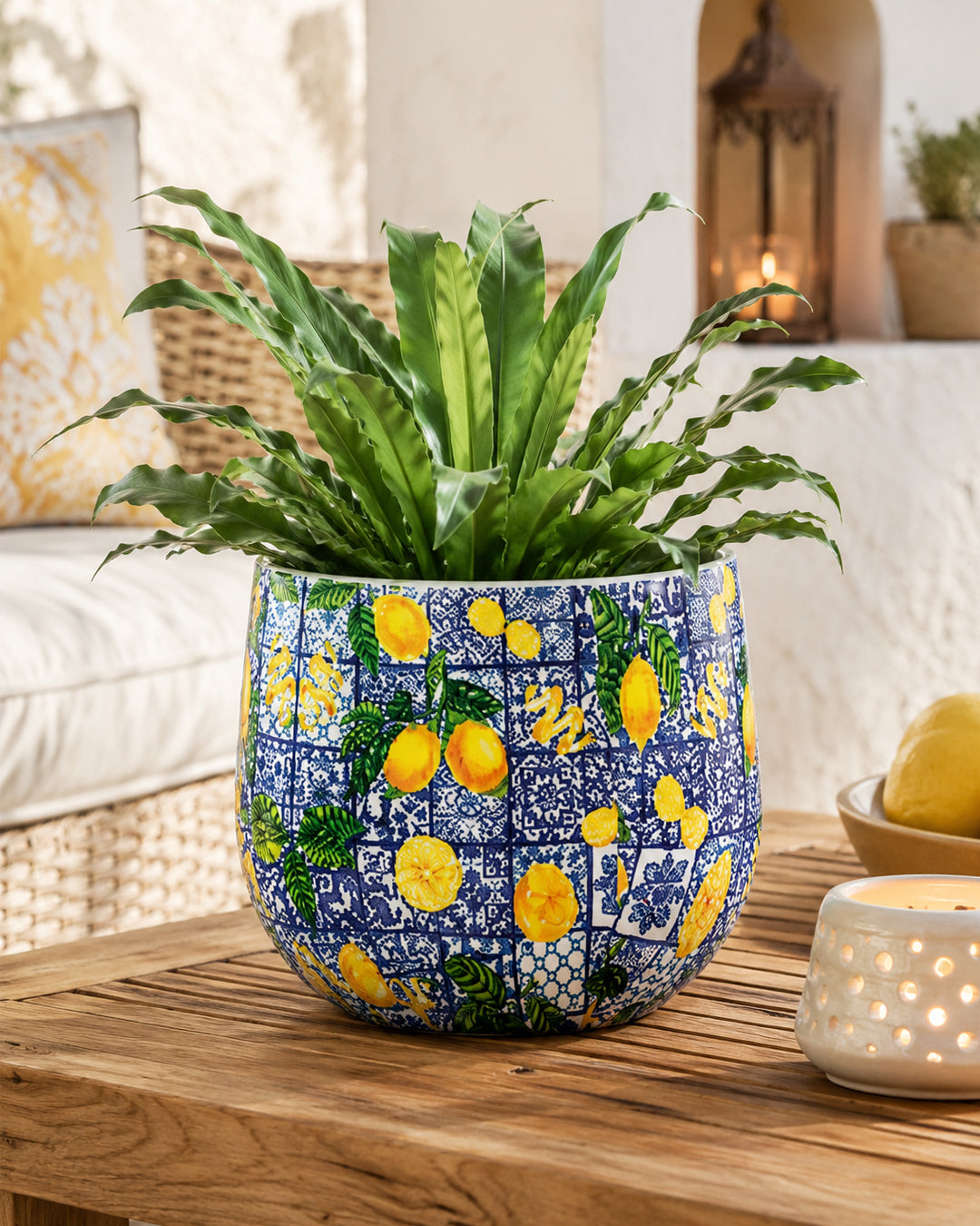 Lemon Metal Saksı S