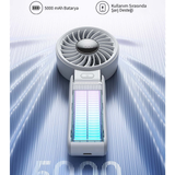 Life 7 El Fanı & Masaüstü Fan 5000 mAh Pembe