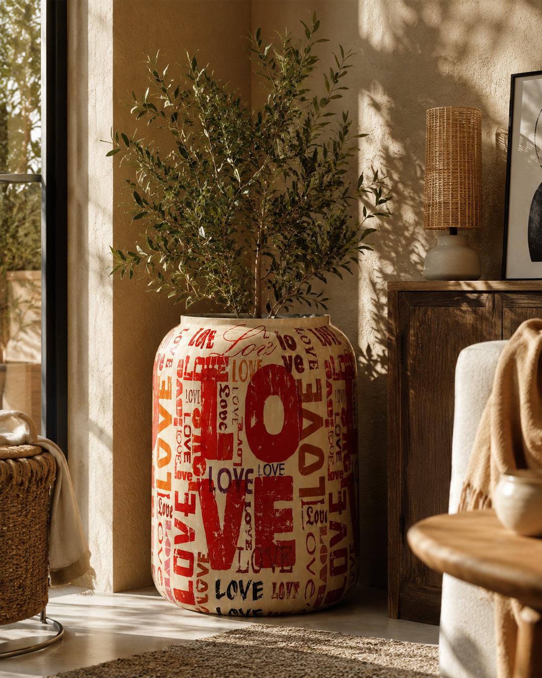Love Metal Saksı XL