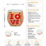Love Metal Saksı XS