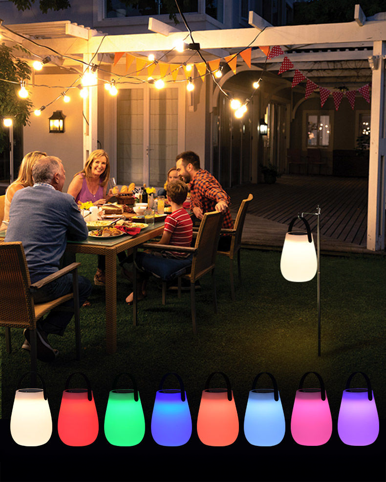 Luna Solar Yuvarlak Masa Lambası