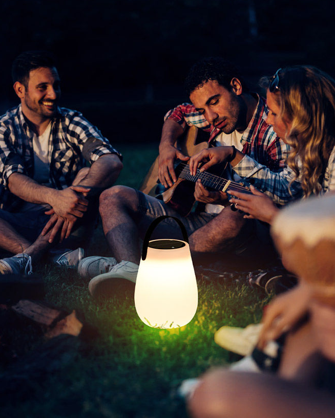 Luna Solar Yuvarlak Masa Lambası