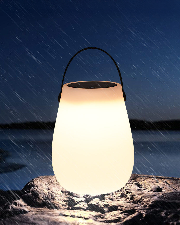 Luna Solar Yuvarlak Masa Lambası