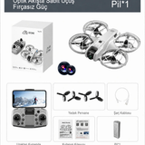 HARVOX M88 engel sensörlü 1080P HD kameralı profesyonel drone, uzaktan kumanda ve 2 batarya