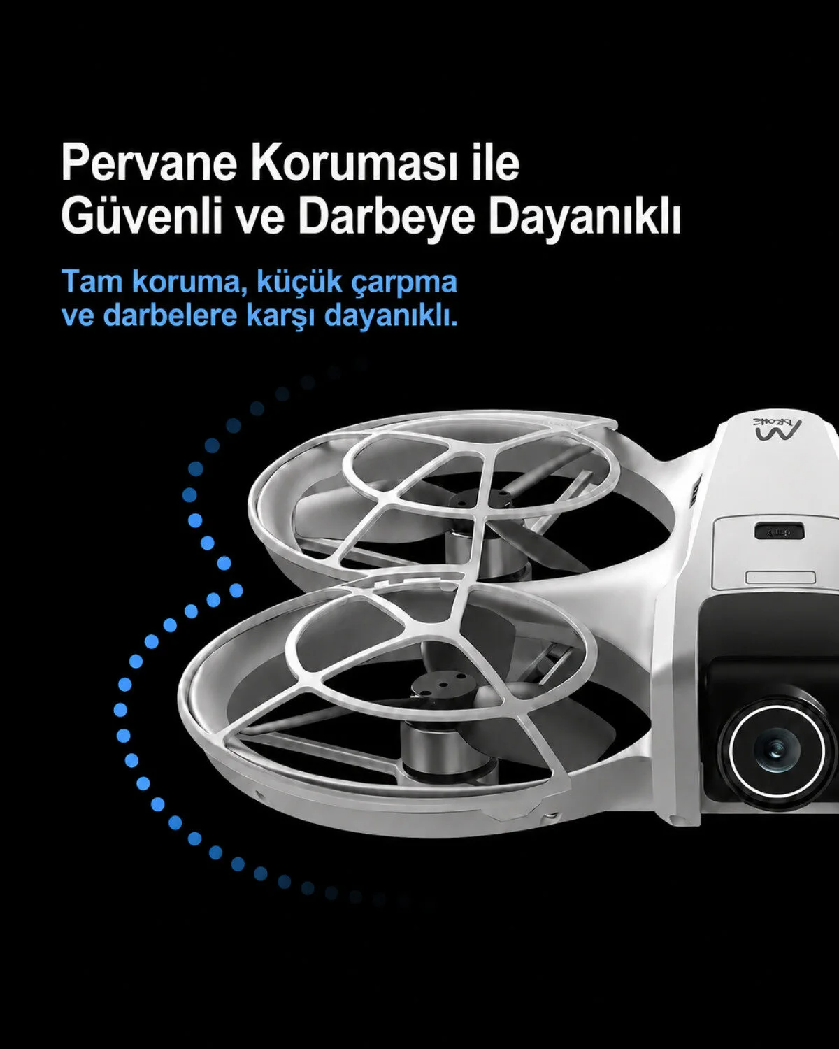 HARVOX M88 engel sensörlü 1080P HD kameralı profesyonel drone, uzaktan kumanda ve 2 batarya
