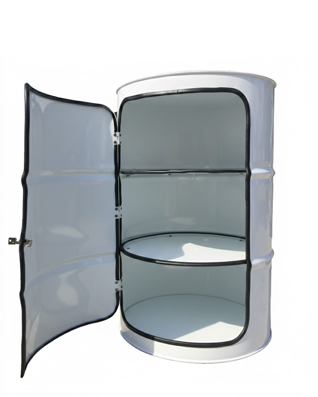 Metal Varil Dolap Beyaz