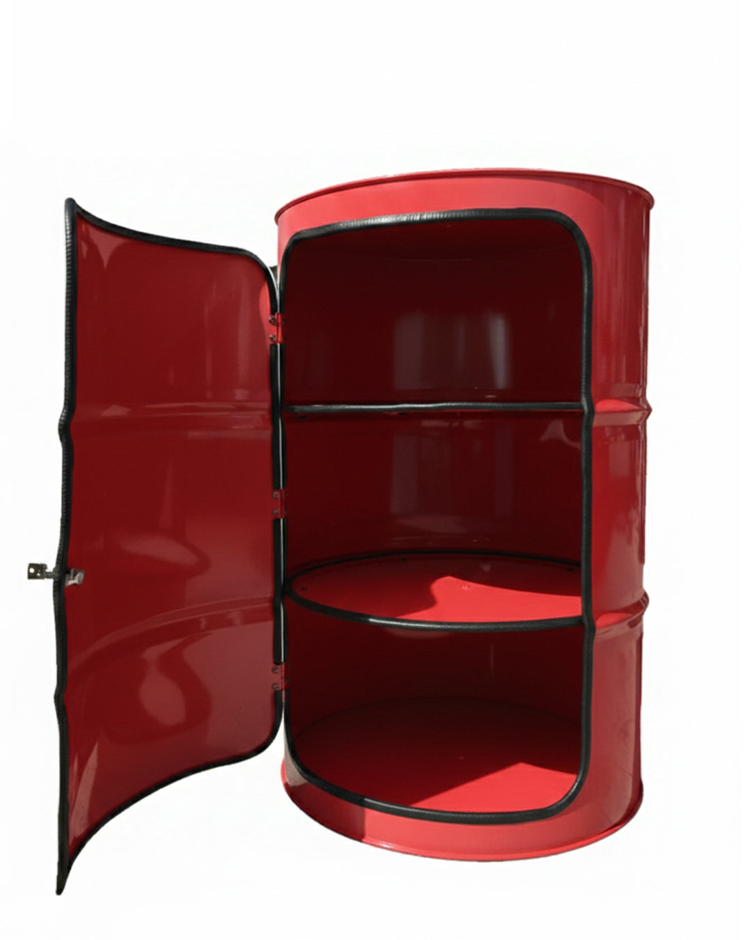 Metal Varil Dolap Kırmızı