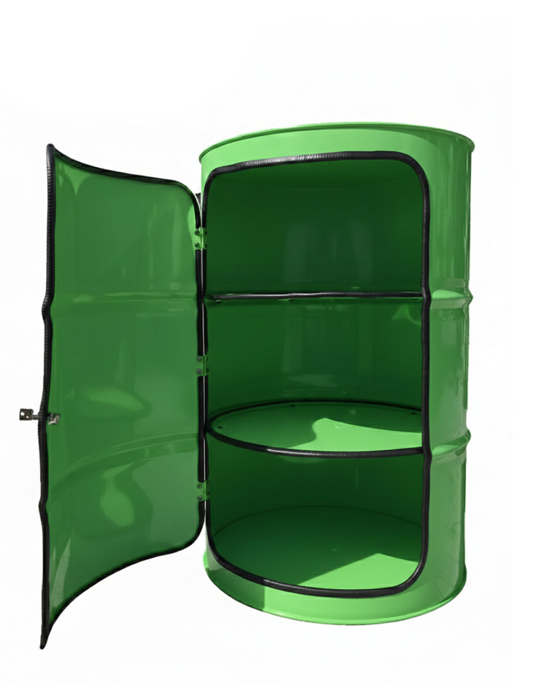 Metal Varil Dolap Yeşil