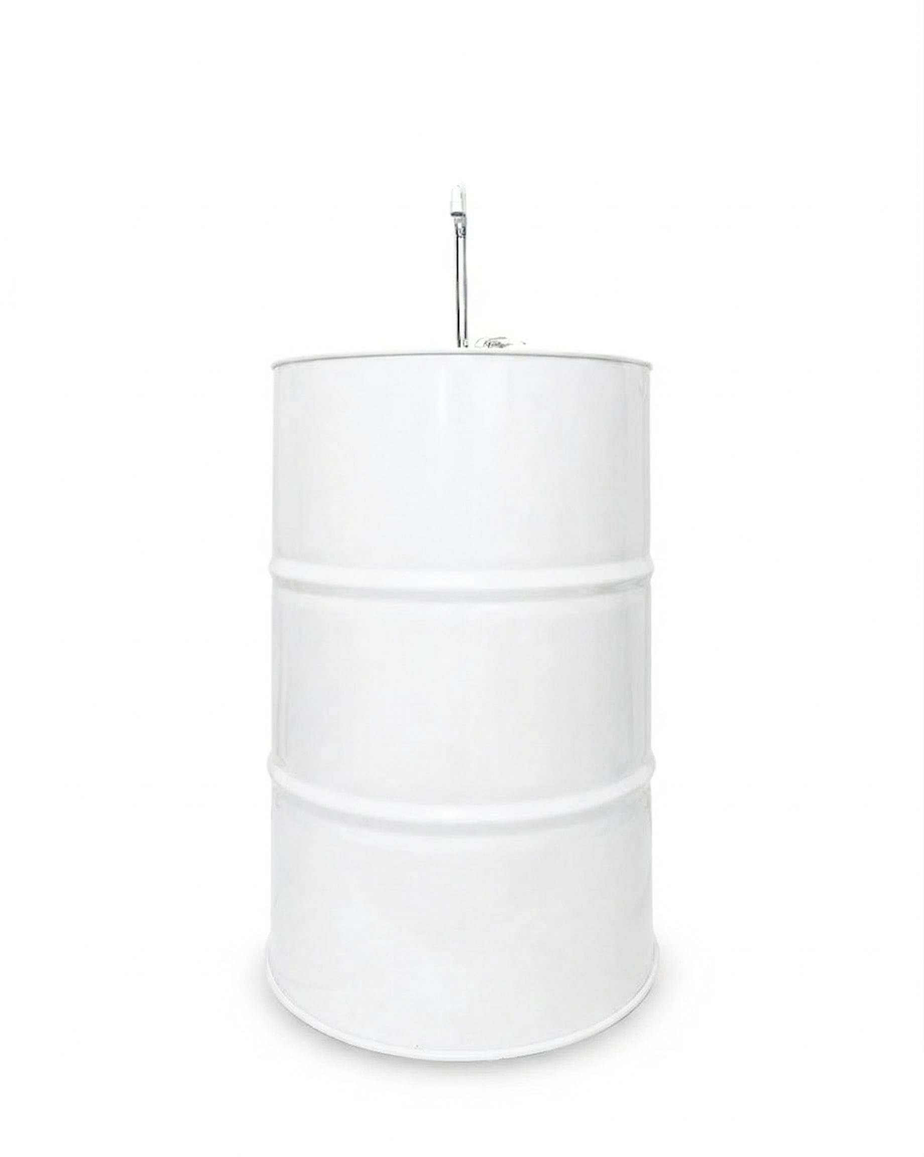 Metal Varil Lavabo Beyaz