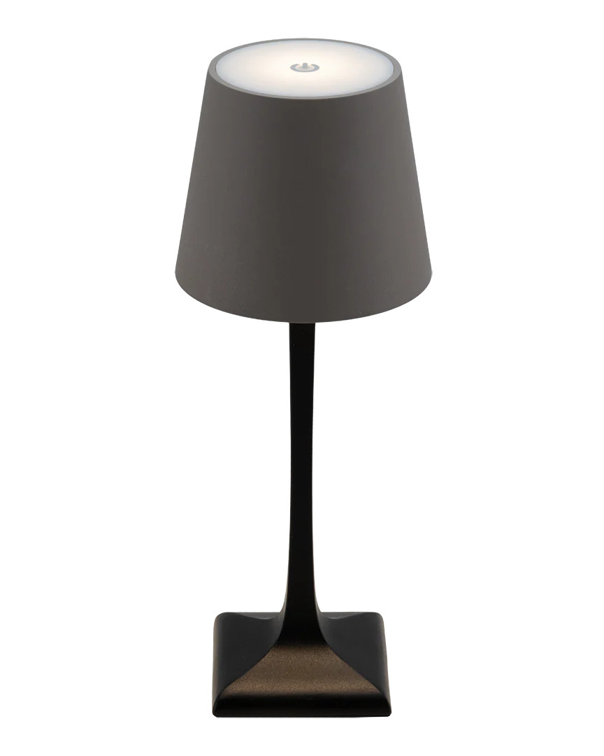 Milano Kablosuz Şarjlı Masa Lambası – Taupe / Siyah