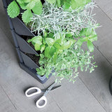Mini Garden Vertical Dikey Bahçe Modülü 11.4x19.5x47.5 cm antrasit istiflenebilir saksı