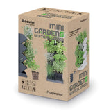 Mini Garden Vertical Dikey Bahçe Modülü 11.4x19.5x47.5 cm antrasit istiflenebilir saksı