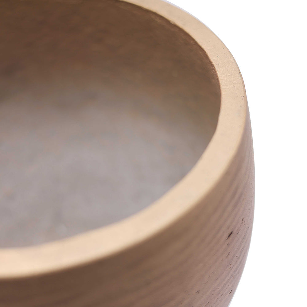 Mini Orb M Bakır Renk Fiberstone Saksı