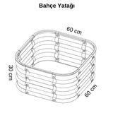 Modüler Yükseltilmiş
Bahçe Yatağı No:1 Gri