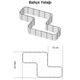 Modüler Yükseltilmiş
Bahçe Yatağı No:12 Gri