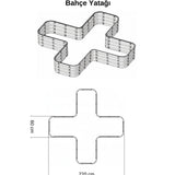 Modüler Yükseltilmiş
Bahçe Yatağı No:17 Gri