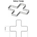 Modüler Yükseltilmiş
Bahçe Yatağı No:18 Gri
