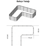 Modüler Yükseltilmiş
Bahçe Yatağı No:20 Kapuçino