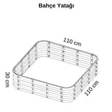 Modüler Yükseltilmiş
Bahçe Yatağı No:6 Gri