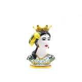 Moor Desenli Büst Heykel