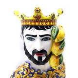 Moor Desenli Büst Heykel