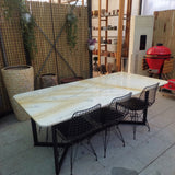 Moroccan White Mermer Masa