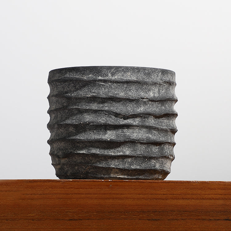 Nerius Saksı Büyük Boy Antrasit