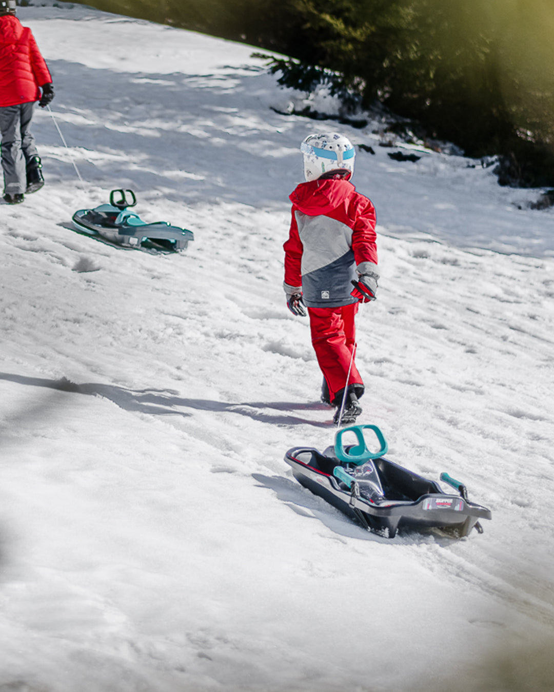 Nimbus - Direksiyonlu Kar Kızağı - Buz Mavisi