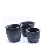 Olven Saksı Orta Boy Antrasit