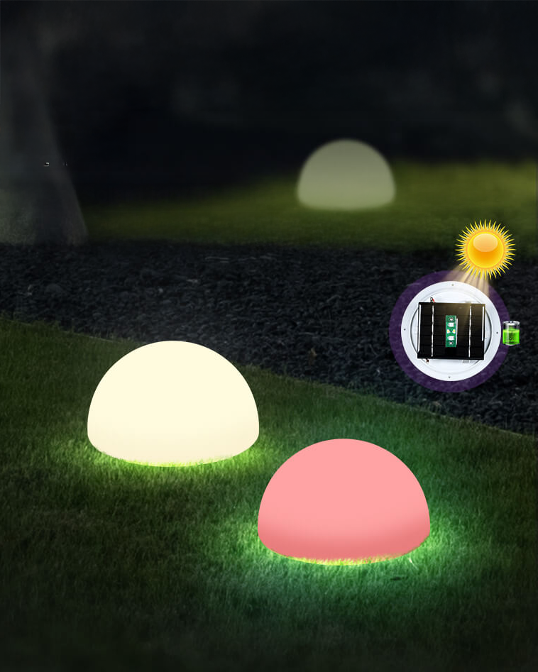 Orbis Solar Yuvarlak Bahçe Lambası - 30 cm