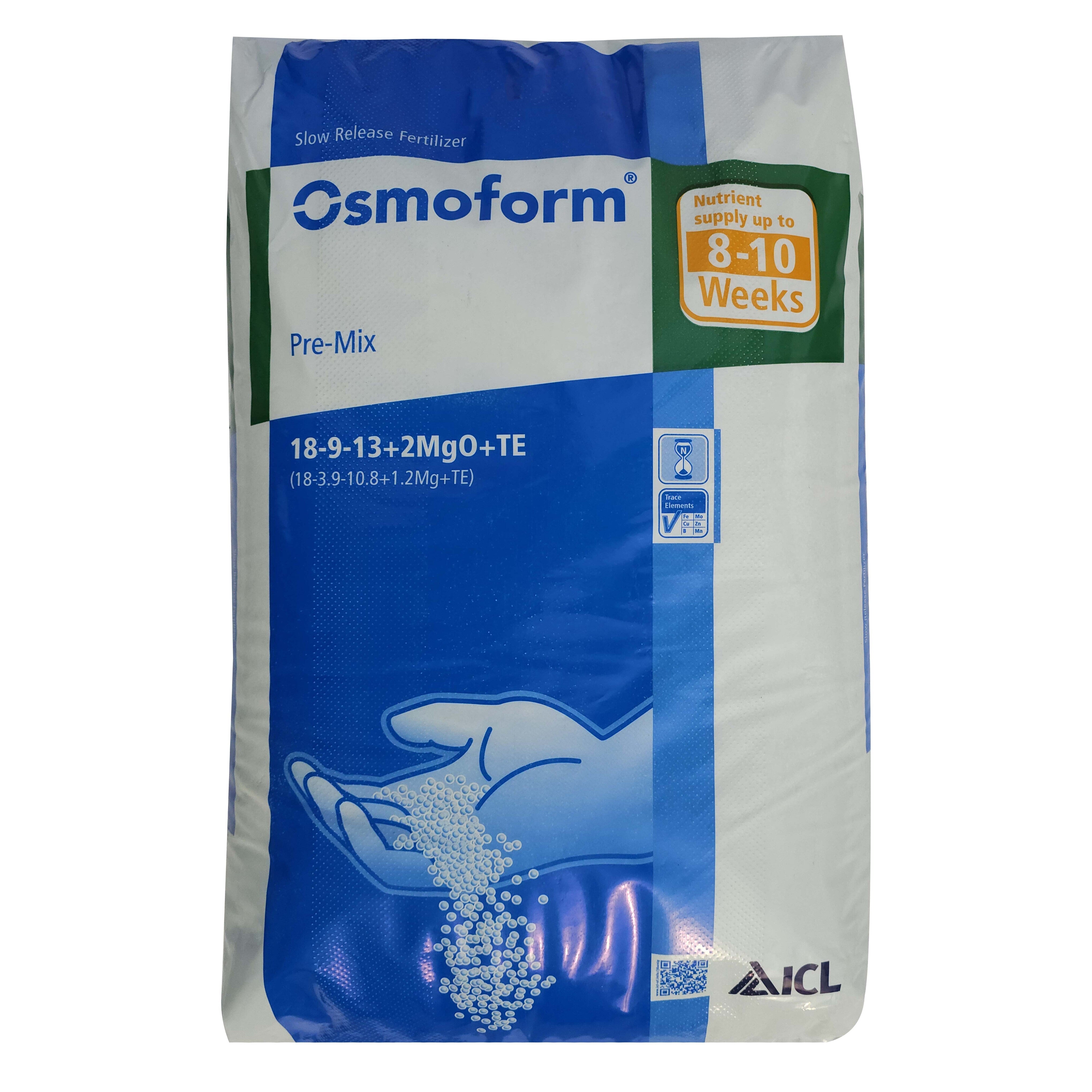 Osmoform Pre-Mix  18-9-13+2MgO+TE  Bitki Gübresi 8-10 Haftalık 25 Kg