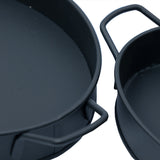 Oval Tepsi Büyük Boy Siyah
