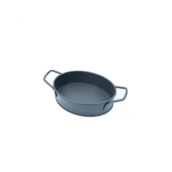 Oval Tepsi Küçük Boy Siyah