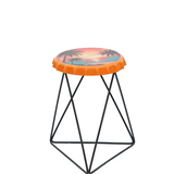 Palm Metal Tabure