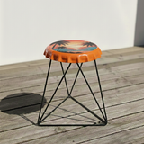 Palm Metal Tabure