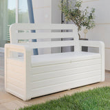 Panchina Sandıklı Bahçe Bankı Beyaz