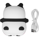 Panda 7 Renk Işıklı Silikon Gece Lambası